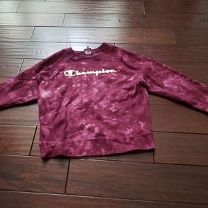 Burgundy & Gold Champion Reverse Weave Sweatshirt